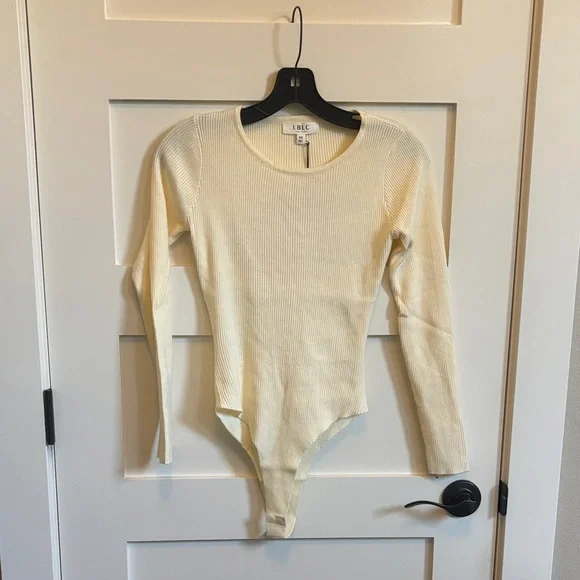 LBLC the Label White Open-Back Bodysuit (xs/s) - Picture 3 of 5